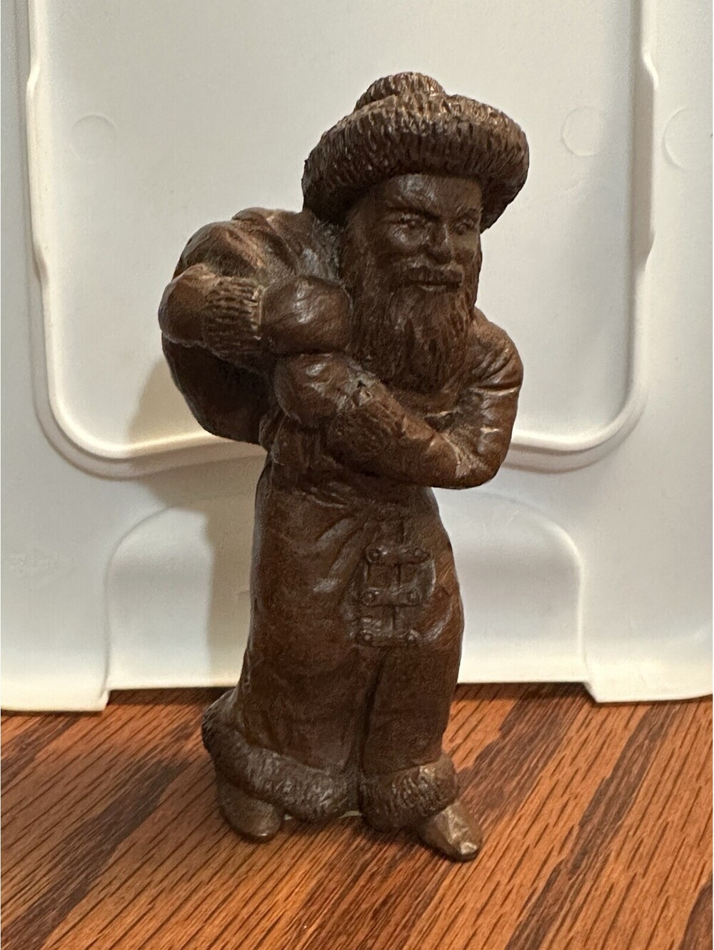 Antique 1920s hand carved wooden Japanese man
